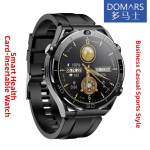 Domars | 5G Business and Sports Smart Watch Waterproof Clear OLED Display Health Monitoring Download APP Android Phone