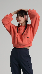 XEXYMIX Napping Hood Zip-up Olahraga Wanita - XA5127N