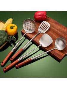 MOLORE | Stainless Steel Kitchen Set Thickened Wood Handle
