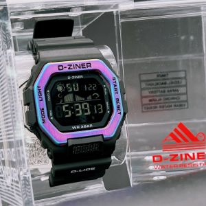 นาฬิกาข้อมือแบรน กันน้ำได้100% สายยาง ขนาด 45มม พร้อมกล่องแบรน