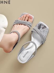 Daphne | Dép Sandal Mùa Hè Gót Bạc Thanh Lịch
