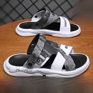 Mens Summer Outdoor Sports Anti-slip Wear-Resistant Soft Bottom Driving Sandals Casual Breathable Thick Bottom EVA Slip-On Clog Shoes