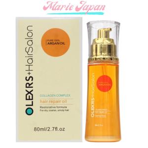 Dưỡng Tóc Olexrs Phục Hồi Tóc Hư Tổn Collagen Complex Hair Repair Oil 80ml