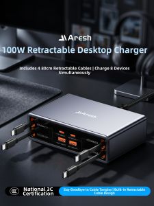 Aresh | Multifunctional Desktop Charging Station 100W