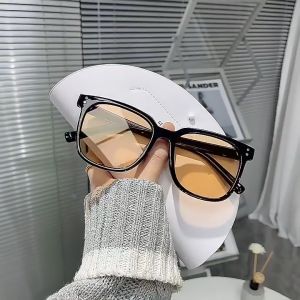 Kính mát nam nữ mắt vuông nhiều màu freesize kính râm đi biển thiết kế 2 chấm đẹp có Kèm Hộp GK06