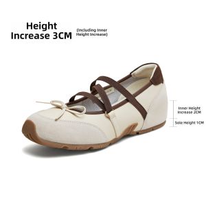 Teenmix | Womens Hidden Wedge Soft Sole Ballet-style Deutsch Training Shoes