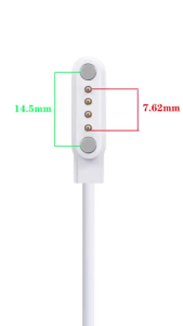 4Pin 7.62mm Spacing Magnetic Charging Cable for Smartwatch Wristwatch Juicer USB Power Charger