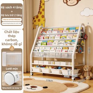 evesigar | Giá Sách Đa Cấp Di Động Thân Thiện Với Trẻ Em Cho Sách Và Lưu Trữ