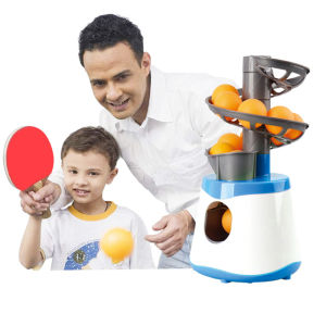 Flameer Robot Pingpong Robot Tenis Meja Mini Mesin Latihan Bola PingPong Otomatis