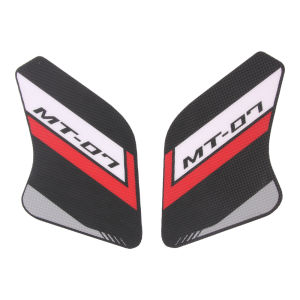 สติกเกอร์ป้องกันสำหรับรถจักรยานยนต์ยามาฮ่า MT07 MT 07 MT-07 2021 2022 2023 2024ด้านข้างแผ่นถังน้ำมันมอเตอร์ไซค์อุปกรณ์ตกแต่งที่ยึดเข่า