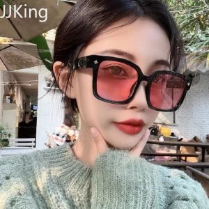 JJKing Square frame couple sunglasses for women and men original innovative fashion UV400 with UV protection shades for ladies original brand outdoor sun protection