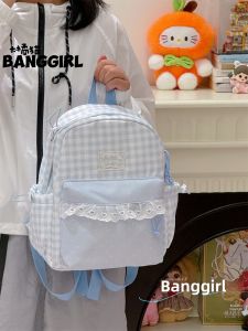 BANGGIRL | INS Style Plaid Polka Dot Lightweight School Backpack