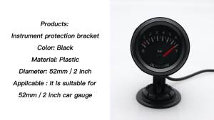 Auto 12V 52mm LED Digital Oil Press Gauge With Sensor 0~7Bar Oil Pressure Gauge Car Meter For Car Truck Vehicle + Gauge Bracket