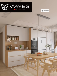 Finished And Customized Pantry Kitchen Cabinet High Storage Cabinet Tea & Wine Cabinet With Drawers and Storage