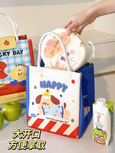 Large Capacity Thermal Bag Lunch Box Bag Thickened Aluminum Foil Handheld Portable Bag for Office Workers And Students