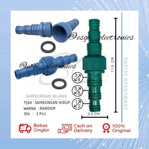 SAMBUNGAN SELANG PVC PLASTIK SAMBUNGAN SLANG PVC 1/2" 5/8" 3/4" SELANG DRAT JOIN SELANG TAMAN SELANG KONEKTOR PIPA PVC KONEKTOR SELANG PVC MODEL LURUS SELANG TAMAN SAMBUNGAN PLASTIK SAMBUNGAN SELANG AIR PVC MURAH PENYAMBUNG SELANG PLASTIK SOCKET SAMBUNGAN