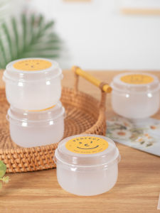 Fat Pudding Cup Japanese-Style Caramel Pudding Mousse Beaker Food Grade Pp Material High Temperature Resistant Oven with Lid