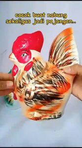 Celengan Ayam Tanah Liat Premium & Celengan Target Jutaan Unik