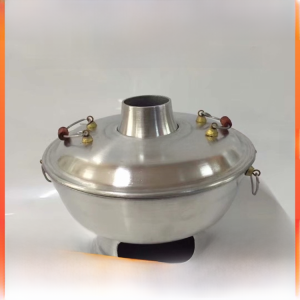 Classic Old Style Pure Aluminum Alloy Wood Charcoal Hot Pot Stove Thickened Traditional Outdoor Cooking Stove 26-34