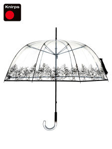Knirps | Manual Straight Handle Umbrella Transparent Birdcage Jelly Style