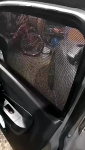 Perodua Axia Window Net Sun Shade Magnetic Oem Sunshade Magnet Door Visor Sun Uv Protection Mirror Cover Privacy Anti-Glare Shield Protection