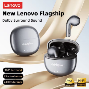Lenovo | Lenovo LP2 Pro Bluetooth 5.4 Earbuds Semi-In Ear Clear Call HIFI Sound Quality Wireless Earphones Lightweight Comfort Headphones
