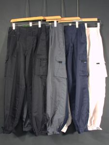 Export Japanese Style Spring & Fall Mens and Womens Loose Casual Harem Pants Retro Quick-Drying Plus Size High Waist Multi-Pocket Ankle-Banded Knickerbockers