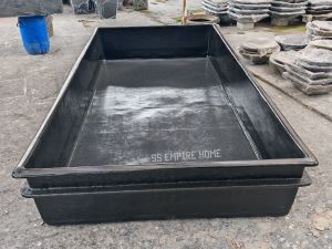 NEX 10 x5x1.5 Black Fiberglass Fish Tank Water Pond Aquarium Heavy Duty Kolam Ikan Tangki Air Akuarium Arowana Koi