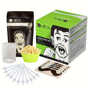 WAX beanPortable ไม่เจ็บปวดจมูก WAX Kit สําหรับ Men & Women จมูกกําจัดขน WAX ชุดกระดาษฟรีจมูกผม WAX ถั่วทําความสะอาด WAX Kit