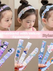 WAMEN | Cartoon Flower Bow Design Flyaway Hair Tamer Headband