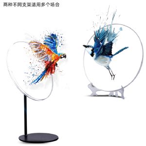 Upgraded 45cm Naked Eye Advertising Machine Outdoor Exhibition Commercial Stand 3D Holographic Projection Fan for Business Use