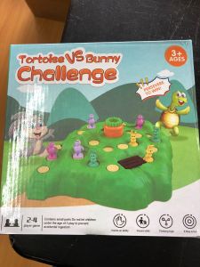 Tortoise VS Bunny Challenge Board Game For Kids Bunny Trap Games 1-4 Players Fun Family Game Casual Games