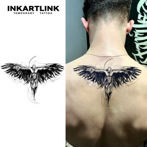 Angel Temporary TattooLasts To 15 Days New Technology Magic Waterproof Semi Permanent Sticker.