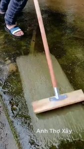 Chổi Sắt chà rêu vệ sinh sàn nhà bể bơi sân vườn từ sợi thép inox 304 không rỉ