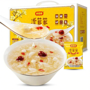 Haoxiangni | Súp Đào Long Nhãn Ngân Nhĩ tức thì Hoa Lily Tai Bạc