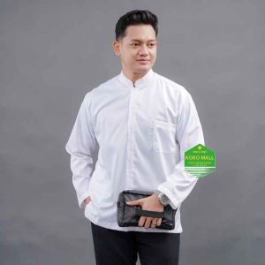 BAJU KOKO HAIBAH SAKU SAMPING - HAIBAH TERBARU 2024 - HAIBAH BAHAN TOYOBA- baju Koko taqwa - koko