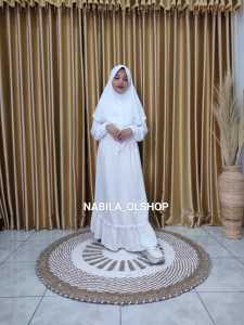 Gamis Anak Perempuan Set Jilbab 3-15 Tahun Manasik Haji