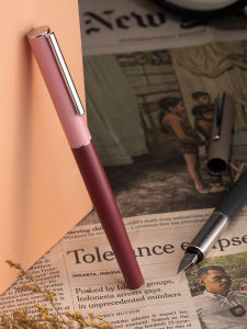 Jinhao 35 Eternal AION Stainless Steel Metal Pen Durable Student Writing Tool Smooth Ink Flow Non-carbon Ink Rotating Filling