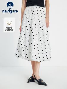Navigare | Cotton Commuter Half Skirt Polka Dot Bloomer