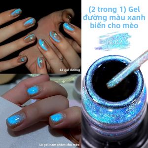 Sơn Gel Vẽ Móng LILYCUTE 5ML Màu Xanh Dương Đại Dương Nhũ Lấp Lánh Dùng Cho Vẽ Móng Kiểu Pháp Bán Vĩnh Cửu Tranh Vẽ Móng Nghệ Thuật.