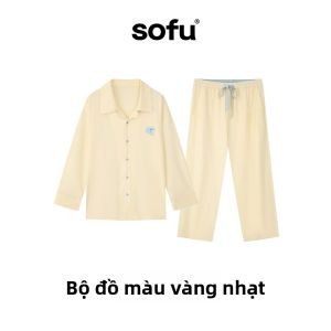 Bộ Đồ Ngủ Nữ Dài Tay Thoải Mái 100% Cotton