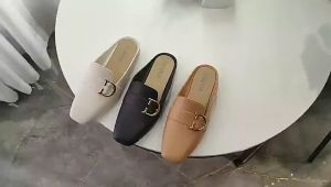 Korean Sandals fashion shoes half shoes for women comfortable(add one size)