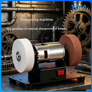 100W Electric Grinding Machine Bench Grinder Double Grinding Wheels Polishing Grinding Machine Sharp