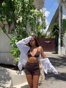 BEARUN | Small Bust Push Up Beach Vacation Style Halter Swimwear