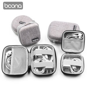 Baona Mobile phone charger data cable storage box EVA hard shell bluetooth headset storage bag