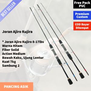 Joran Kujira Fiber 8-17lb Max 8kg - Pancing Casting Terlaris - Pancing Kolam Termurah COD