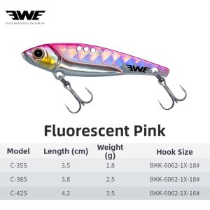 EWE | Small Metal Plate VIB Sinking Lure 1pcs
