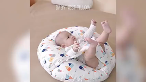 Baby Feeding Pillow Anti-choking Sleeping Bed Nest Multi-functional Anti-spitting Slope Pillow