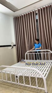 Giường Sắt Đơn Bi - Chắc Chắn Bền Đẹp Nhiều size 80cm 1m 1m2 1m4 1m6 1m8 Dài 2m