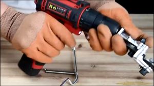 Adaptor Bor Pemotong Seng: Alat Potong Gunting Plat Besi & Mesin Bor Refitting